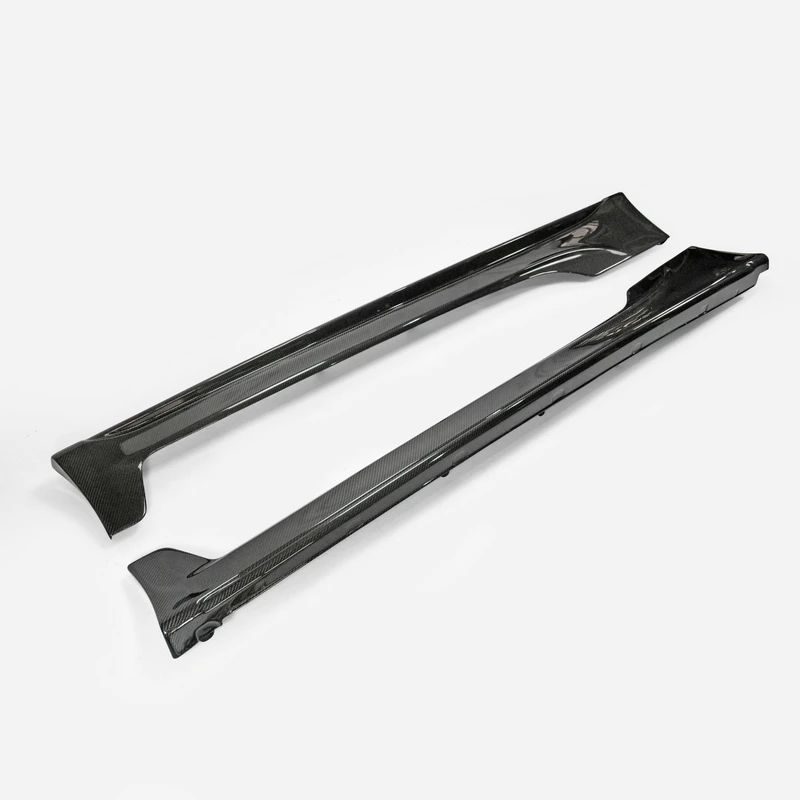 

Car Accessories For Toyota FT86 TRD Style Carbon Fiber Side Skirt Glossy Finish TR Door Add On Step Racing Kit Extension Part
