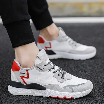 

New Summer Breathable Luminous Sports Shoes Casual Comfortable Men's Running Shoes
