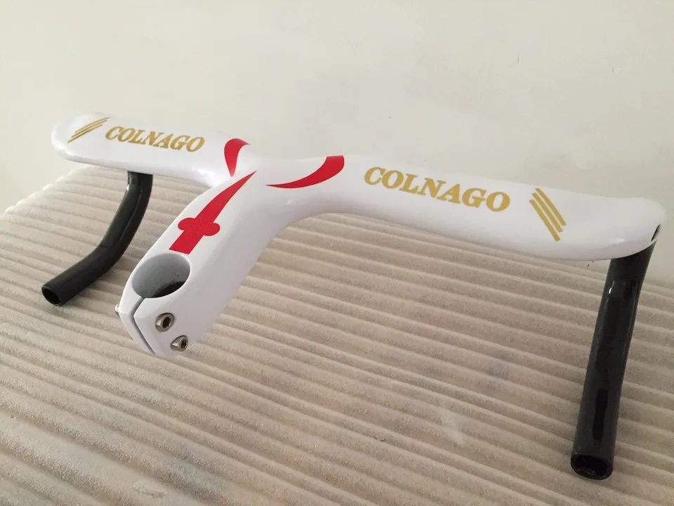 Глянцевый матовый руль Colnago c59 c60 c64, полностью углеродный руль для шоссейного велосипеда, углеродный руль для велосипеда, черная, красная, белая, золотая