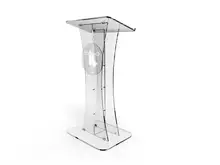 Fixture Displays Plexiglass Acrylic Podium Clear Lectern Church Pulpit With Pray Hand decor Fixture Displays Plexiglass Acrylic Podium Clear Lectern Church Pulpit With Pray Hand decor