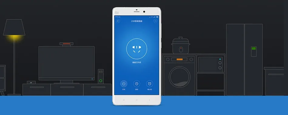 Original Xiaomi Smart Socket Plug Bacic WiFi Wireless Remote Socket Adaptor Power on and off with phone EU US AU UK Adaptor (4)