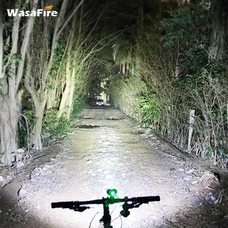Велосипедный светильник WasaFire 40000lm, 16* XML-T6 светодиодный фонарь для велосипеда+ 9600 мА/ч аккумулятор, велосипедный передний светильник, головной светильник, аксессуары для езды на велосипеде