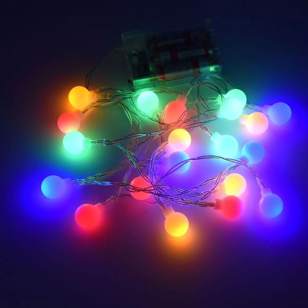 Светодио дный 2 м 20 светодио дный на батарейках светодиодные гирлянды для вечерние рождественской гирлянды для вечеринки Свадебные