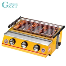 Best Offers GZZT Barbecue Natural Gas Grill BBQ Grill 3 Burner Smokeless Environmental Grill With Stainless Steel Shield Buy One Get BBQ Mat Best Offers GZZT Barbecue Natural Gas Grill BBQ Grill 3 Burner Smokeless Environmental Grill With Stainless Steel Shield Buy One Get BBQ Mat