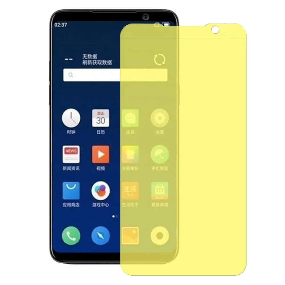 

Full Cover Protective Film For Meizu 16th 15th Pro 7 Plus Note 8 9 Screen Protector V8 X8 16X Nano Hydrogel Film Not Glass