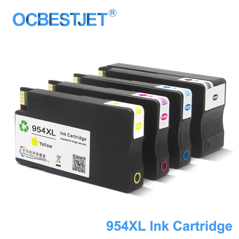 [Сторонний бренд] для HP 954XL 954 XL HP954 сменный картридж Officejet Pro 7740 8210 8710 8720 8730 8740 |