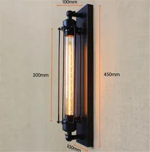 American vintage wall lamp indoor lighting bedside lamps wall lights for home110V/220V E27 T30 Edison bulb lights wandlamp