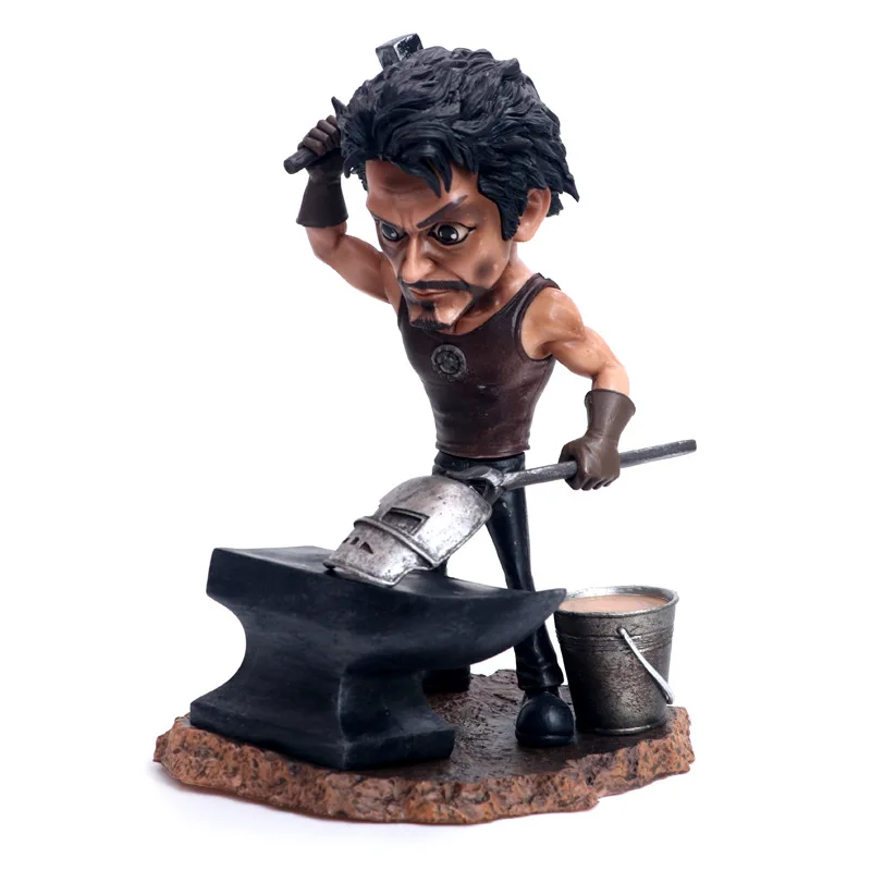 

20cm pvc The first GK statue of the avengers character iron man, Tony stark mark 1, is created in action Children's Toys