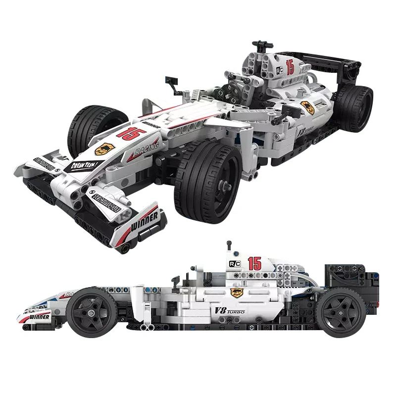 

F1 Racing Car Remote Control 2.4GHz Technic with Motor Box 729pcs Building Blocks Bricks Toys for Children