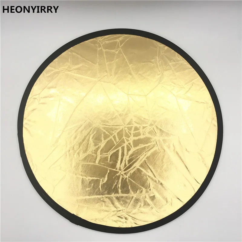 

60cm 24" Round Photography Reflector 5in1 Lighting Mulit Collapsible Portable Reflector with Zipped carrying bag For Canon Nikon