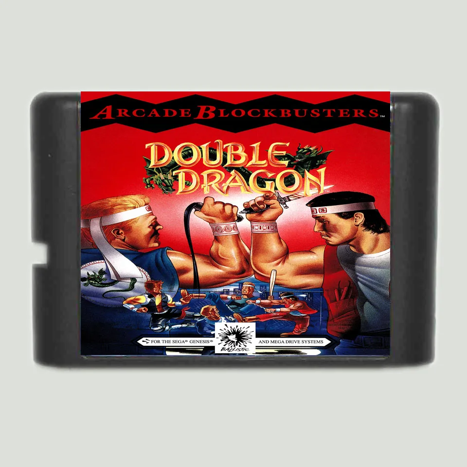 

Double Dragon 16 bit SEGA MD Game Card For Sega Genesis