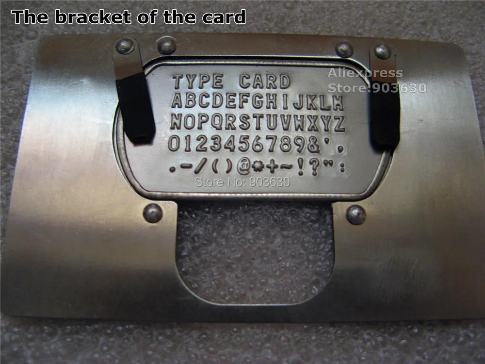 Самые низкие цены! 52 товара Dog tag тиснения, руководство GI военные Сталь металлическая собака теги Embosser ID Card Printer Машина