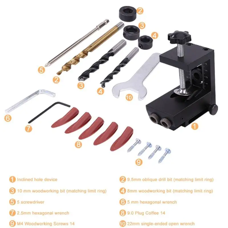 Карманный кувшин набор инструментов система деревообрабатывающий Винт Дрель для столярных работ