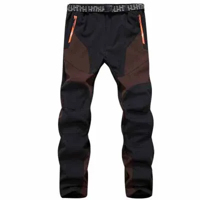 Pantalones de senderismo a prueba de viento invierno impermeables térmicos Softshell pantalones cálidos de lana para esquí al aire libre Camping Trekking Pantalones Pantalones de senderismo a prueba de viento invierno impermeables térmicos Softshell pantalones cálidos de lana para esquí al aire libre Camping Trekking Pantalones