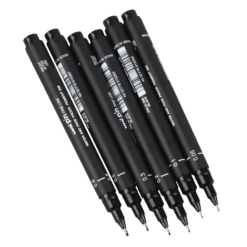 

1pc 0.05-0.8mm Black Gel Pen Comic Hook Line Artist Draw Write Tool School Office Supply Promotion Stationery Student Gift