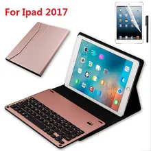Kemile для 9,7 беспроводной Bluetooth Алюминий сплав клавиатура чехол iPad Pro iPad Air 1 Air 2 кожа клавиатуры