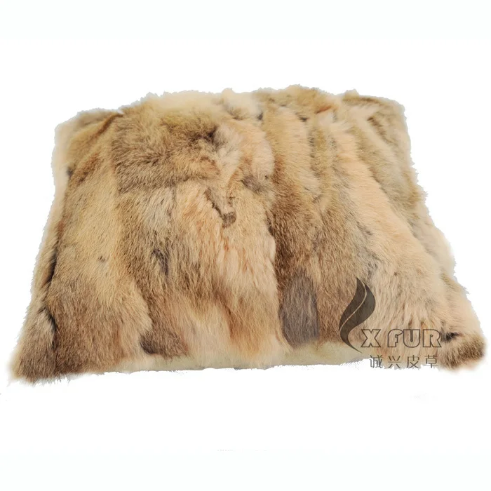 Many Colors European And American Genuine Rabbit Fur Pillow Cushion Cover Seat Pillowcase