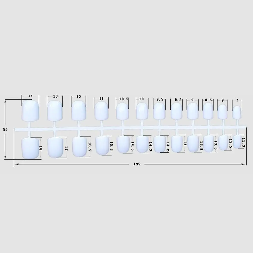 240 шт 12 различных размеров французские короткие накладные ногти акриловые классические искусственные накладные ногти, полностью покрывающие инструменты для маникюра