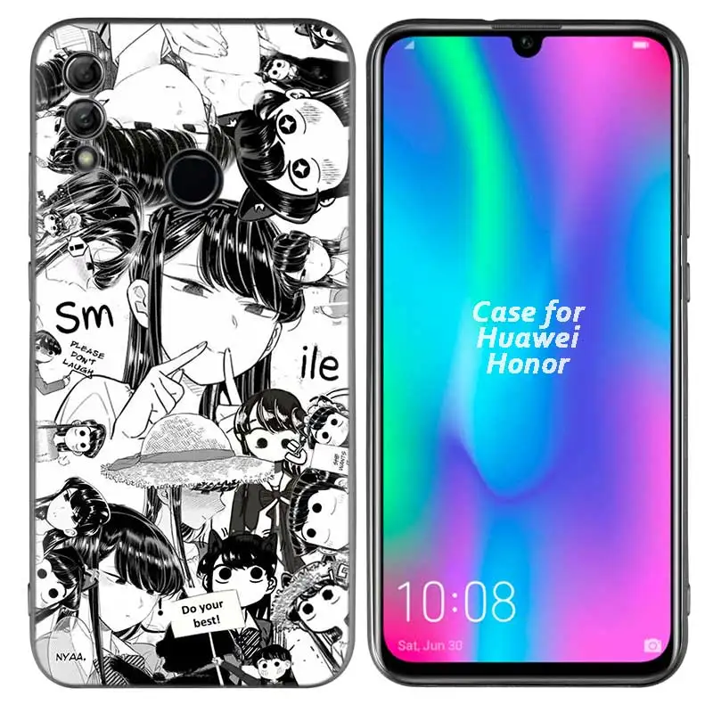 H-003 Силиконовый чехол для Huawei Honor 10 9 Lite 8X 8C 8A Y6 Y7 Y9 7A Pro Prime 7C V20 аниме девушка мультфильм Япония милый - Цвет: H-003