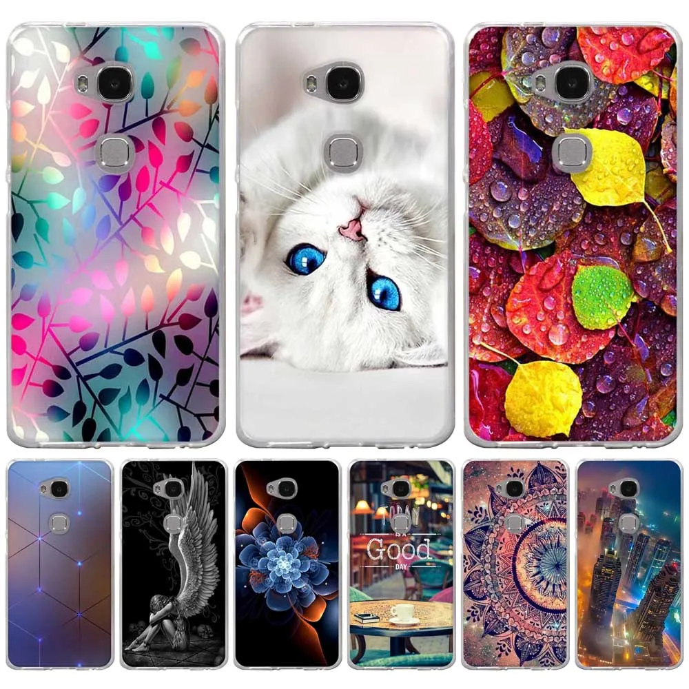 Для Huawei Honor Play 5X/Honor 5X/для GR5 чехол для 5X X5 KIW TL00 TL00H мягкий из ТПУ|honor 5x|tpu casehonor c |