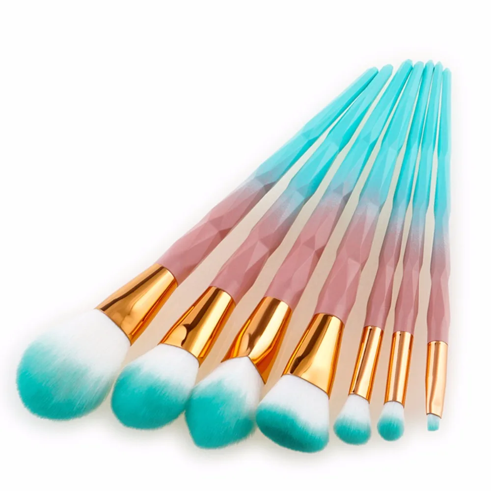 

7/10 PCS Eyeshadow Eyeliner Makeup Brushes Set Foundation Powder Cosmetic Kabuki Brush Pro Makeup Brushes Tool Kit Maquiagem