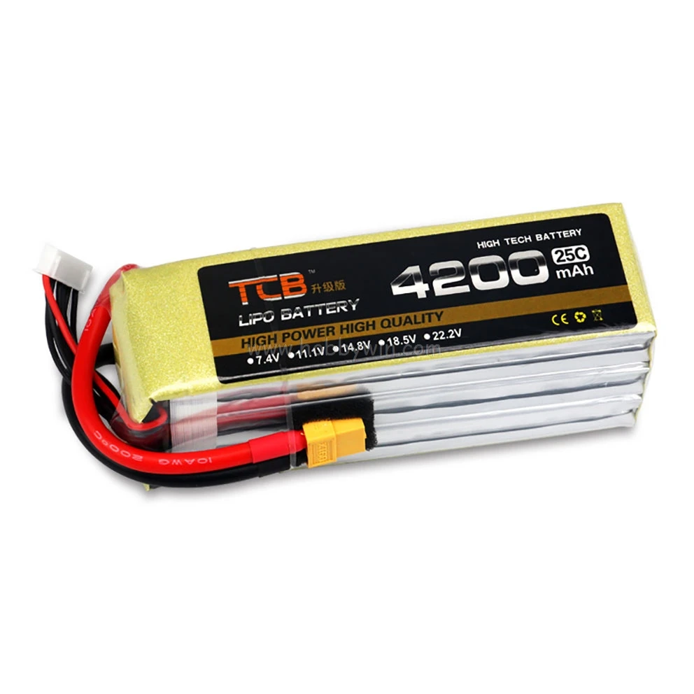 22,2 V 6S 4200mAh 25C LiPO сменная батарейка XT60-plug Burst 50C RC модель Lipolymer power pack