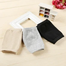 Высокое качество модные однотонные цвет для женщин дамы хлопок колено протектор демисезонный Вязание гетры FS0436