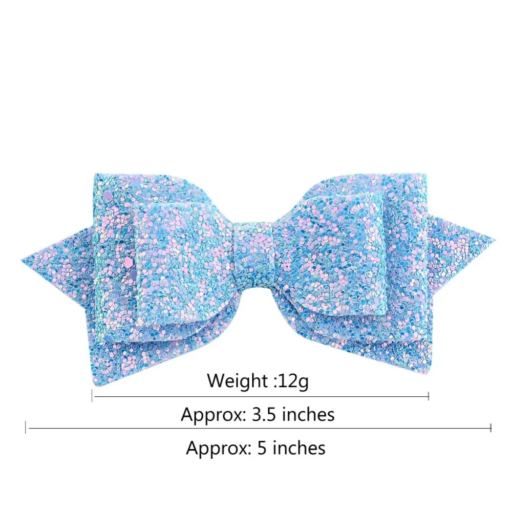 

1piece 3.5'' Girls Glitter Hair Clips Bling Shining Kids Hairpins Hair Accessories Headwear 881