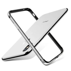 Gold Aluminum and Silicone Bumper Case with Accessories - iPhone 12 Mini (Silver)