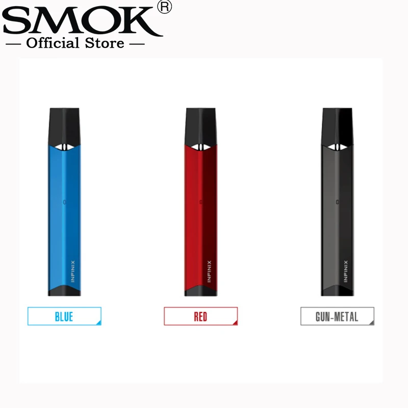 Original SMOK Infinix Kit 250mah Built-in Battery 2ml Pod Electronic Cigarette All in One Pod Vape VS SMOK FIT KIT Vape Pen 22 Original SMOK Infinix Kit 250mah Built-in Battery 2ml Pod Electronic Cigarette All in One Pod Vape VS SMOK FIT KIT Vape Pen 22