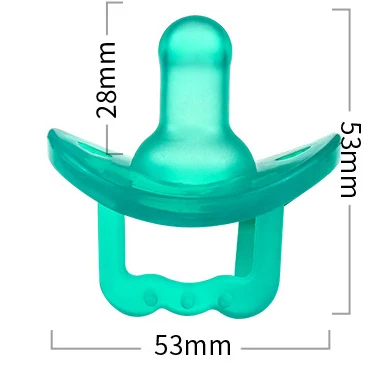 Новая детская соска для новорожденных мальчиков и девочек, соски-пустышки, Пищевая силиконовая соска, Ортодонтическая Соска для детей 0-36 месяцев - Цвет: Full soft silicone 2