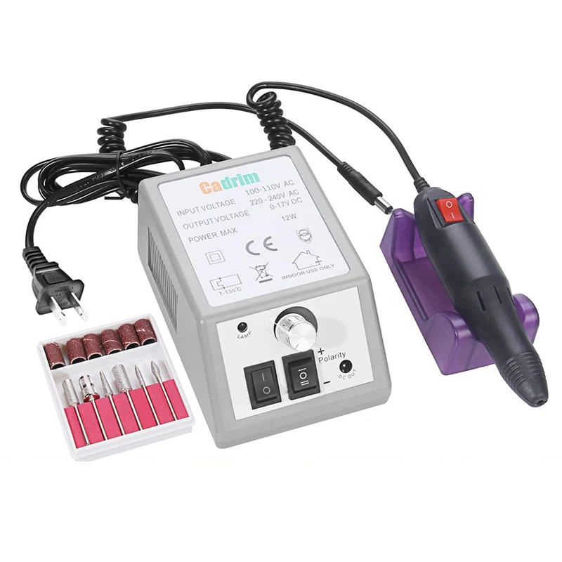 

20000 RPM Electric Nail Drill Manicure Equipment Professional Nail Art Tools Grinding Machine False Electric Mill