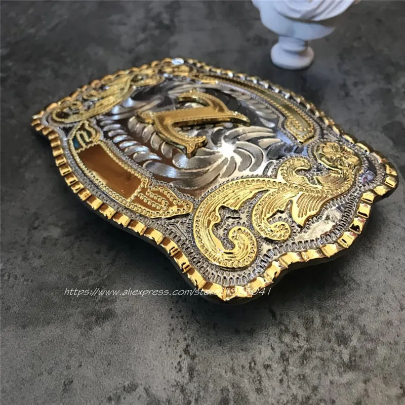 

Retail High quality Luxury Alloy Golden Belt Buckle Fashion Letter Z Buckles For 4cm Wide Belt Men Jeans accessories
