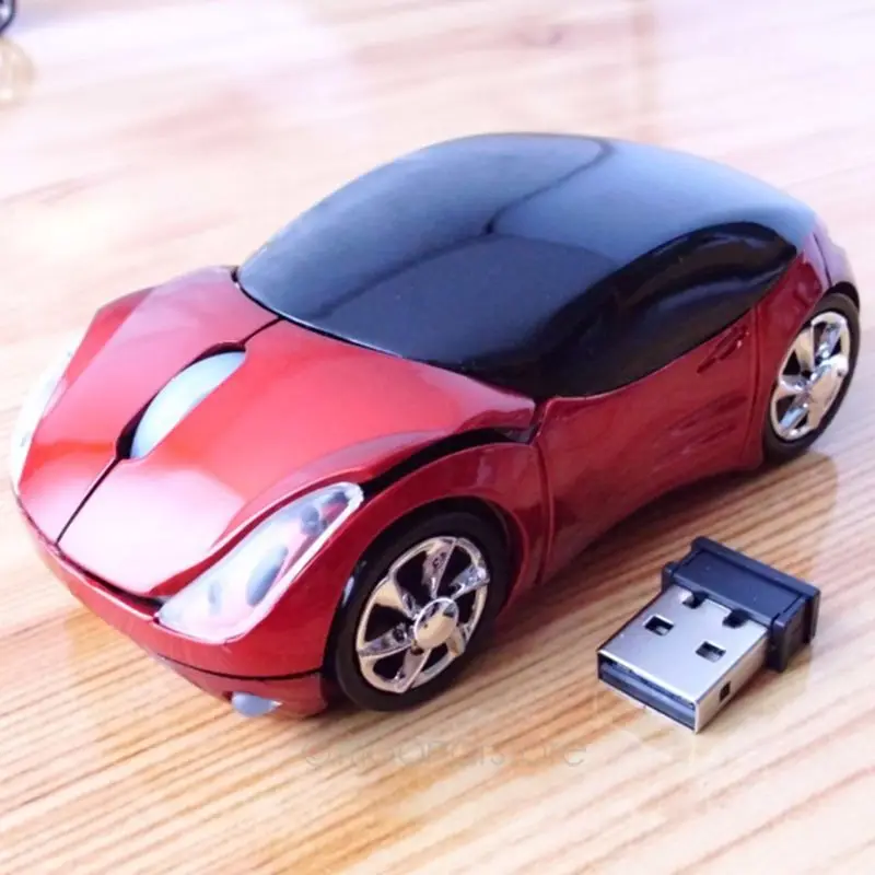 Free Shipping pc laptop computer accessories wireless mouse fashion super car shaped mouse 2