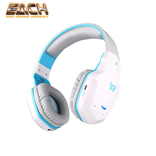 KOTION EACH Earphones Wireless Bluetooth Headset Sport Stereo Headphone For Phone Wireless Gaming Headset Bass HIFI Microphone - Цвет: B3505 white