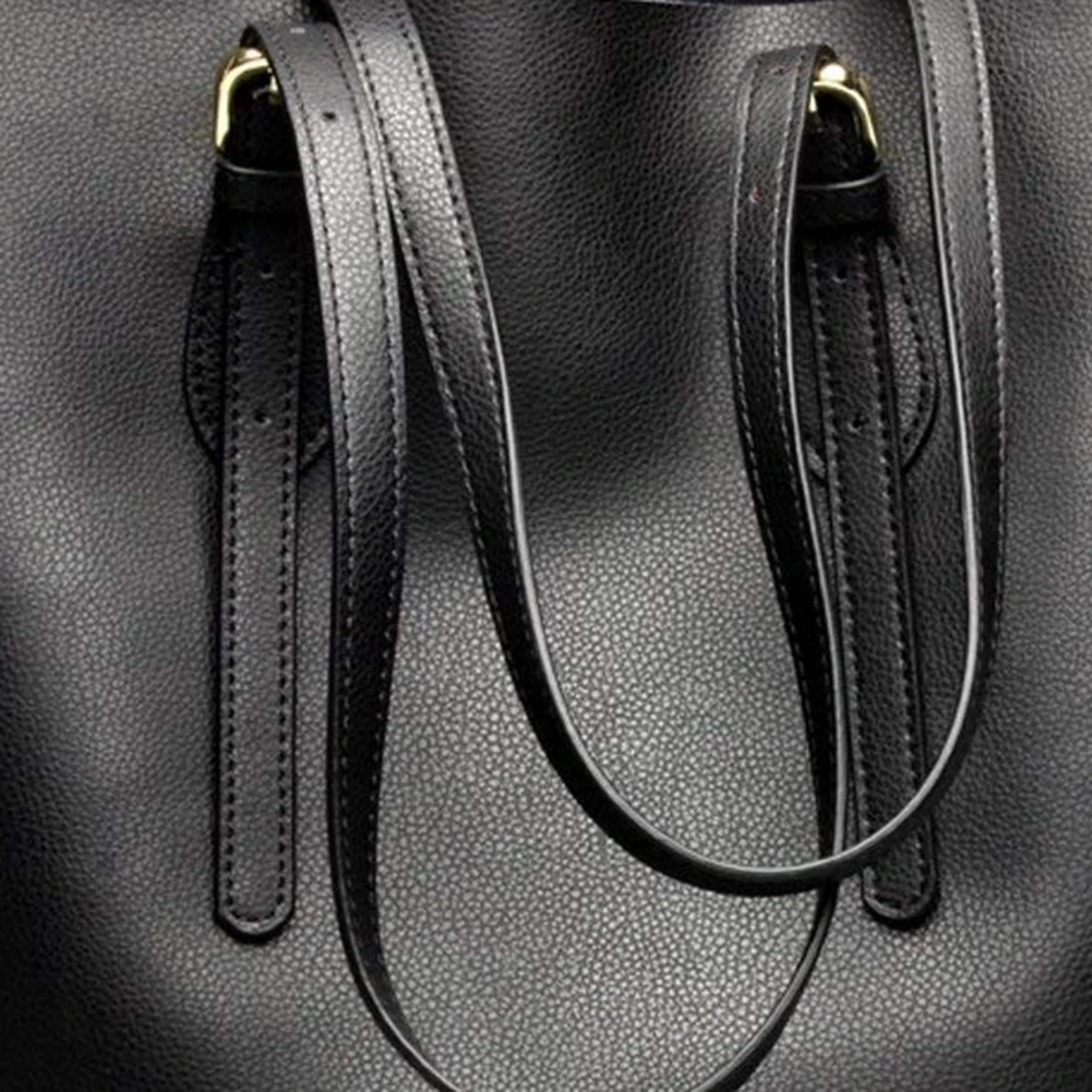

AUAU Tote Shoulder Handbag, Genuine Bucket Purses Bags Large Capacity for Women