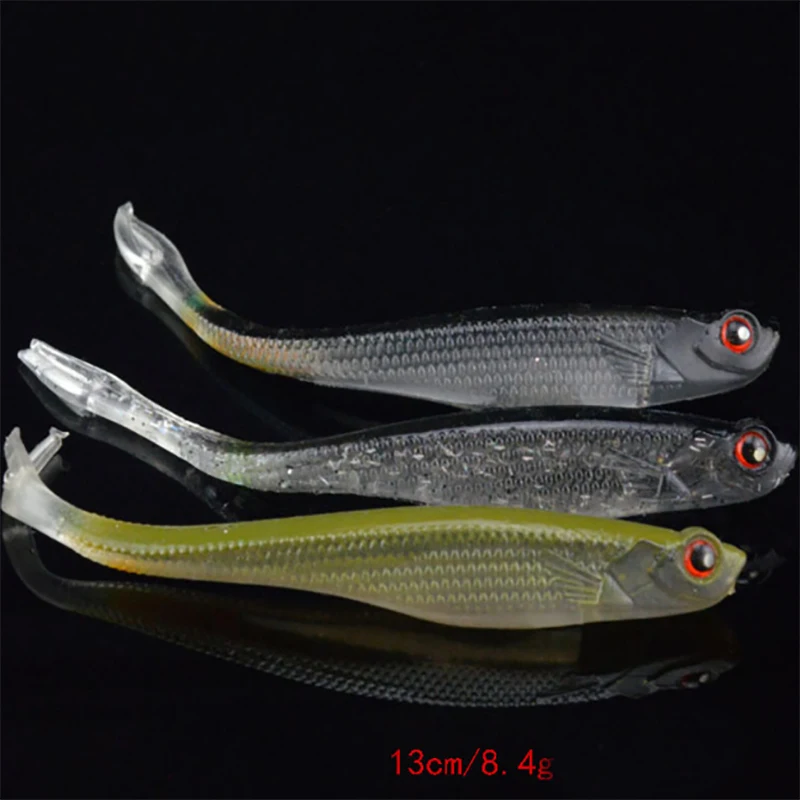  5 pieces/bag Fish-shape lure baits life-like swimming action fresh and saltwater lures