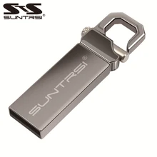 Suntrsi usb flash 128 Гб 64 ГБ флеш-накопитель высокоскоростной 32 Гб usb флеш-накопитель водонепроницаемый usb накопитель 16 ГБ 8 ГБ 4 ГБ металлический логотип под заказ