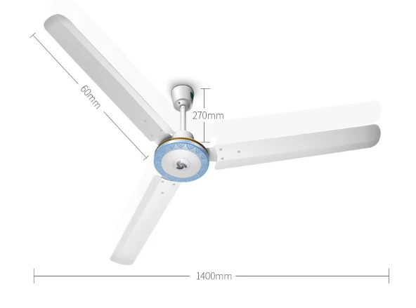 Потолочный вентилятор, 5-уровневый домашний электрический потолочный вентилятор для гостиной, ресторана отеля, с тремя лопастями