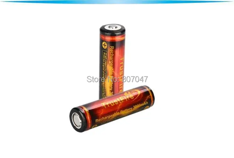 1 шт. TrustFire 3000mAh 3,7 V 18650 литий-ионная аккумуляторная батарея для светодиодный фонарь