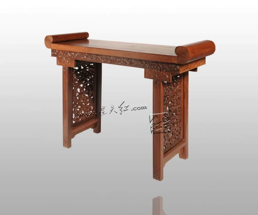 Grãos Dragon Scroll Pintura Secretária China Burma Jacarandá Antigo Clássico Mobiliário de Casa Mesa de Escritório Ereto do Livro Caso