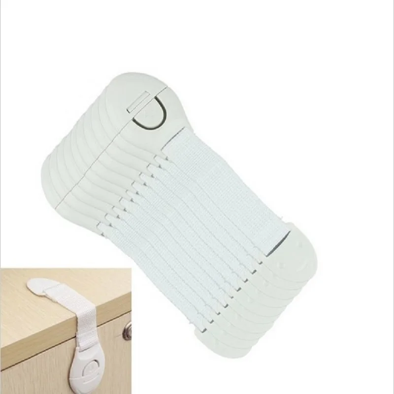 10Pcs/Lot Child Lock Protection Of Children Locking Doors For Children's Safety Kids Safety Plastic Lock For Child