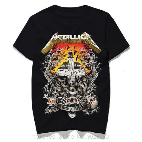 Short Sleeves New Fashion T-shirt Men Clothing Master Of Puppets T Shirt Short Sleeves New Fashion T-shirt Men Clothing Master Of Puppets T Shirt