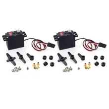 ZD Racing P0200 20g стандартная стальная шестерня полная CNC алюминиевая оболочка без сердечника сервопривод водонепроницаемый сервопривод для вертолета 2 шт