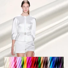 25 цветов 140 см ширина стрейч-шелковая ткань для атласного платья bazin riche getzner telas por metro tissu tissus au metre tela seda