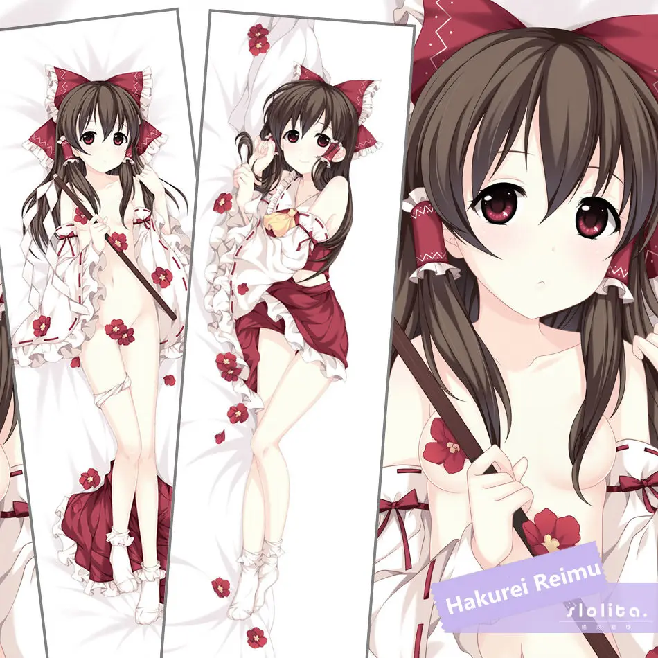 Aliexpress.com : Buy Anime Touhou Project Hakurei Reimu Sexy Cute Hugging Body Pillow Case Cover ...