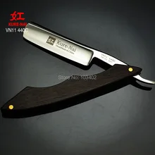 1 X "KURE-NAI" VN11, для легкого бритья 440C Лезвие из нержавеющей стали с деревянной ручкой складная бритва
