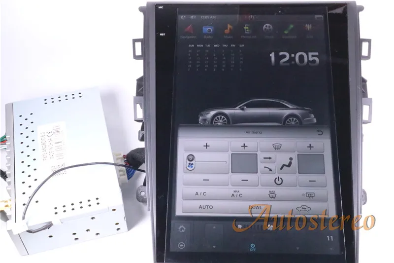 Top PX6 4GB RAM Tesla style Android 9.0 Car GPS Navigation For Ford Mondeo Fusion MK5 2013+ head unit multimedia radio tape recorder 19