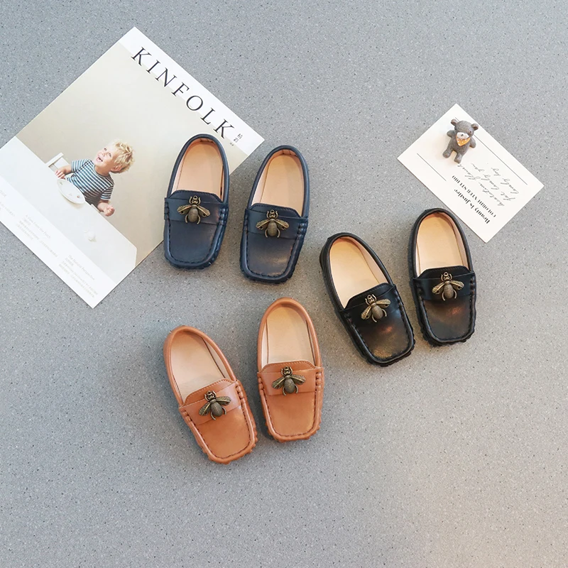 

New children's shoes children's shoes British single shoes baby soft sole shoes tide