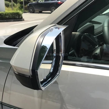 

Accessories Exterior For Cars ABS Chrome Sun Visor Side Mirror Cover Trim Molding For Volkswagen Atlas Teramont 2017 2018